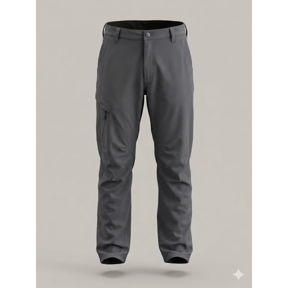 Stoic Mens L Gorpcore Outdoors Athleisure Technical Softshell Hiking Cargo Pants